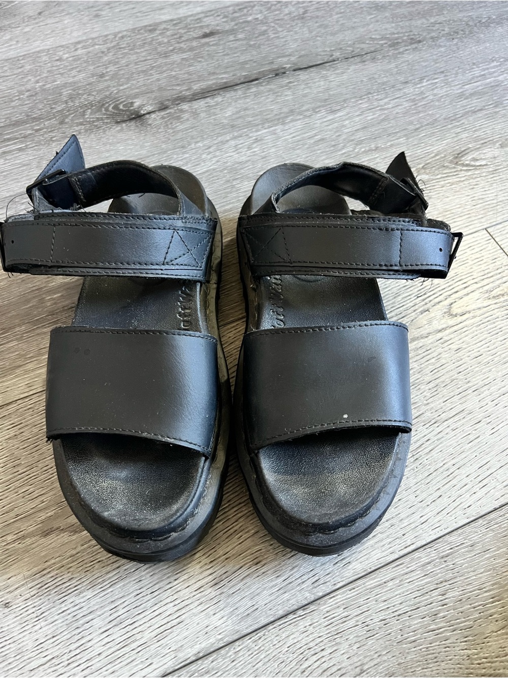 Dr. Martens Voss Hydro leather platform sandals